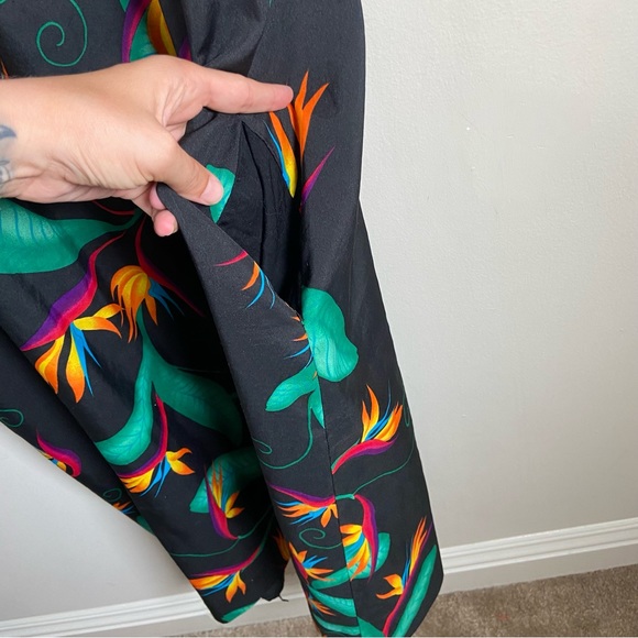 Vintage Handmade Birds of Paradise Tent Dress - Picture 3 of 7